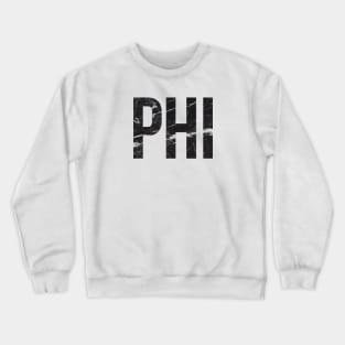 Marble Phi Crewneck Sweatshirt